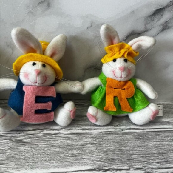 Easter Bunny Plush Garland Spring - Picture 4 of 8